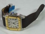 Cartier Santos 100 2-Tone Leather Band Model_th.jpg